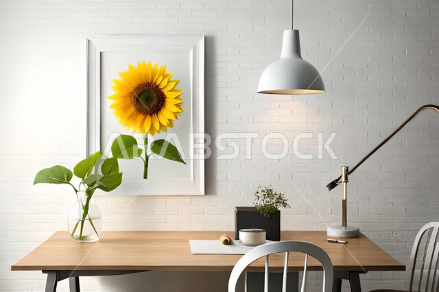 صورة مقربة لمزهرية بجانبها لوحة خشبية ، ورود وأزهار الزينة ، ديكورات ، تحف وديكورات ، اكسسوارات،  ديكور داخلي ، نباتات زينه