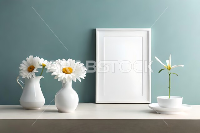 صورة مقربة لمزهرية بجانبها لوحة خشبية ، ورود وأزهار الزينة ، ديكورات ، تحف وديكورات ، اكسسوارات،  ديكور داخلي ، نباتات زينه