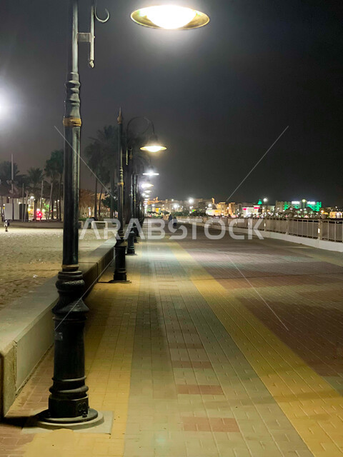 كورنيش الجبيل في مدينة الجبيل بالمملكة العربية السعودية, الواجهة البحرية, معالم سياحية مشهورة, اماكن سياحية ترفيهية, خلفية الطبيعة .