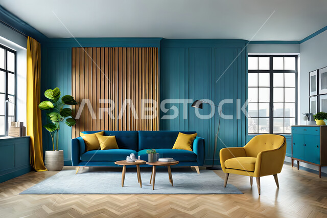 Living room with modern modern designs, sitting room, upscale home furniture, luxury modern designs, apartments and villas, luxury hotels and resorts