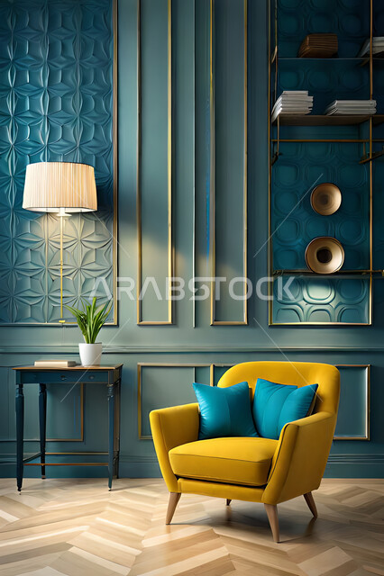 Living room with modern modern designs, sitting room, upscale home furniture, luxury modern designs, apartments and villas, luxury hotels and resorts