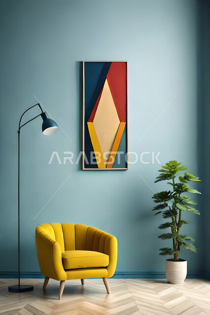 غرفة معيشة بتصاميم عصرية حديثه، لوحات فنية معلقة, ديكورات داخليه، غرفة جلوس, أثاث منزلي راقي، تصاميم عصرية فاخرة، شقق وفلل سكنية, فنادق ومنتجعات فاخره