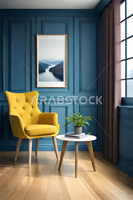 غرفة معيشة بتصاميم عصرية حديثه، لوحات فنية معلقة, ديكورات داخليه، غرفة جلوس, أثاث منزلي راقي، تصاميم عصرية فاخرة، شقق وفلل سكنية, فنادق ومنتجعات فاخره