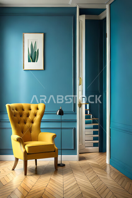 غرفة معيشة بتصاميم عصرية حديثه، لوحات فنية معلقة, ديكورات داخليه، غرفة جلوس, أثاث منزلي راقي، تصاميم عصرية فاخرة، شقق وفلل سكنية, فنادق ومنتجعات فاخره