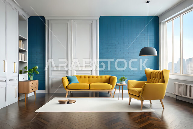 غرفة معيشة بتصاميم عصرية حديثه، شقق وفلل سكنية,  فنادق ومنتجعات فاخره, ديكورات داخليه، غرفة جلوس, أثاث منزلي راقي، تصاميم عصرية فاخرة