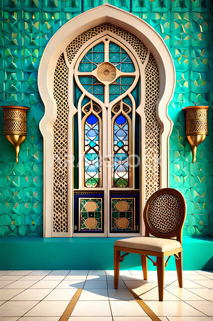 غرفة جلوس بتصاميم عصرية حديثه، نافذة خشبية على الطراز  العربي الاسلامي ,  زخارف عربية اسلامية, ديكورات داخليه، غرفة معيشة, تصاميم عصرية فاخرة، شقق وفلل سكنية, الفن الهندسي الاسلامي