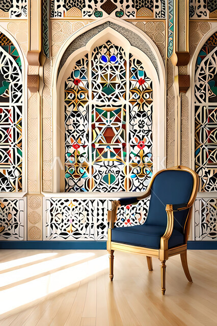 تصاميم عصرية حديثه، غرفة معيشة, ديكورات داخليه، غرفة جلوس, زخارف عربية اسلامية, تصاميم عصرية فاخرة، شقق وفلل سكنية, الفن الهندسي الاسلامي, نافذة خشبية على الطراز  العربي الاسلامي .