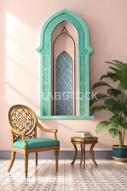 تصاميم عصرية حديثه، غرفة معيشة, ديكورات داخليه، غرفة جلوس, زخارف عربية اسلامية, تصاميم عصرية فاخرة، شقق وفلل سكنية, الفن الهندسي الاسلامي, نافذة خشبية على الطراز  العربي الاسلامي .