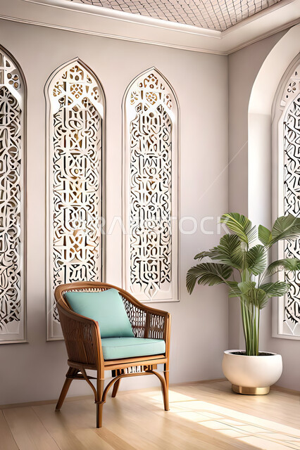 تصاميم عصرية حديثه، غرفه معيشة, ديكورات داخليه، غرفة جلوس, زخارف عربية اسلامية, تصاميم عصرية فاخرة، شقق وفلل سكنية, الفن الهندسي الاسلامي, نافذة خشبية على الطراز  العربي الاسلامي .