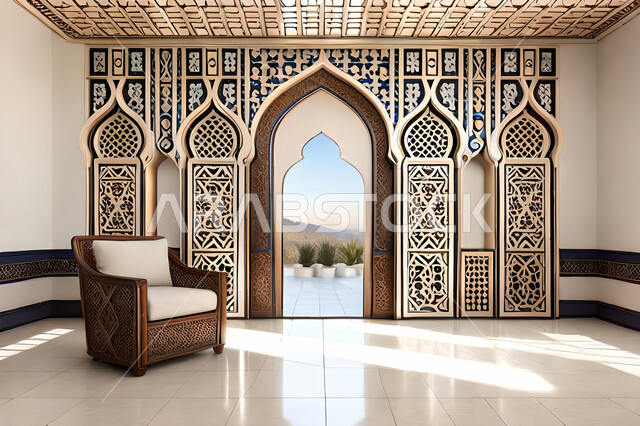 تصاميم عصرية فاخرة, غرفة معيشة بتصاميم عصرية حديثه، الفن الهندسي الاسلامي, زخارف عربية اسلامية, ديكورات داخليه، غرفة جلوس, شقق وفلل سكنية .