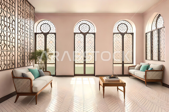 تصاميم عصرية فاخرة, غرفة معيشة بتصاميم عصرية حديثه، الفن الهندسي الاسلامي, زخارف عربية اسلامية, ديكورات داخليه، غرفة جلوس, شقق وفلل سكنية .