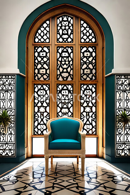 Luxurious modern designs, living room with modern modern designs, Islamic engineering art, Arab-Islamic motifs, interior decorations, living room, apartments and villas.