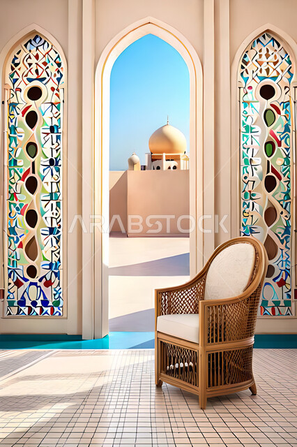 Luxurious modern designs, living room with modern modern designs, Islamic engineering art, Arab-Islamic motifs, interior decorations, living room, apartments and villas.