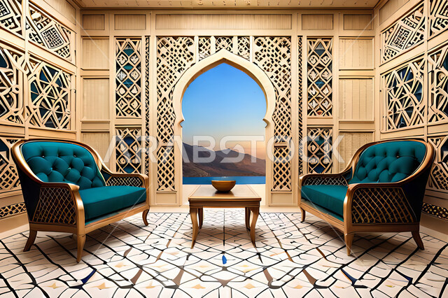 تصاميم عصرية فاخرة, غرفة معيشة بتصاميم عصرية حديثه، الفن الهندسي الاسلامي, زخارف عربية اسلامية, ديكورات داخليه، غرفة جلوس, شقق وفلل سكنية .