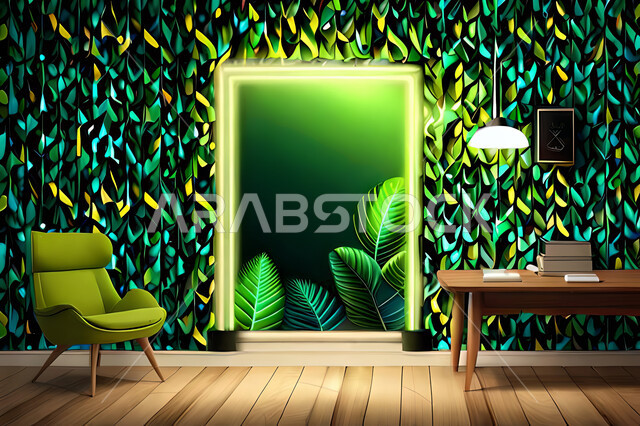 اطارات ومعلقات , غرف بتصاميم عصرية حديثة  , ديكور داخلي, تصميمات ابداعيه ، براويز مزينة, نباتات زينة ، لوحات فنية .