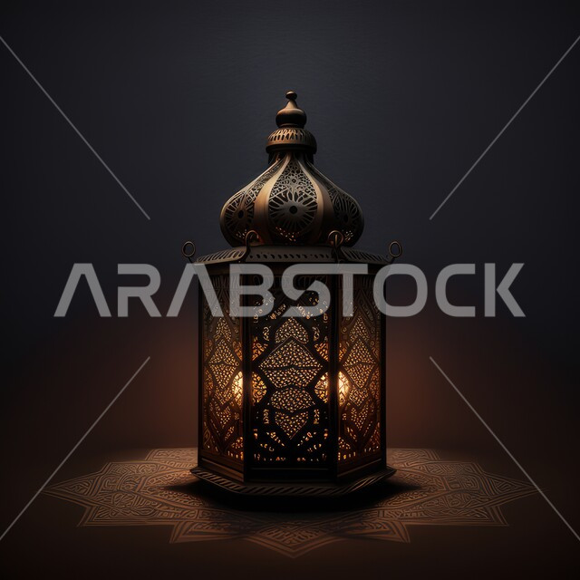 فانوس رمضان المضيء، مصباح معدني بتصاميم ابداعية، ديكورات وزينة شهر رمضان، فانوس عربي تقليدي، اضاءة رمضان، الاحتفال بقدوم شهر رمضان المبارك، اجواء رمضانية