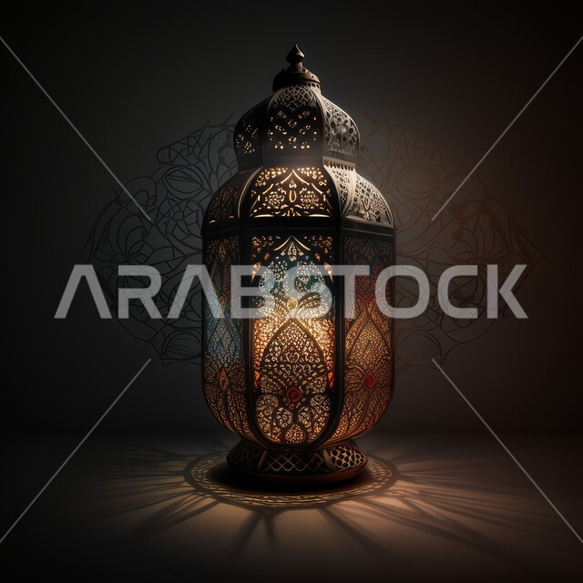 تصاميم اسلامية، مصباح معدني بتصاميم ابداعية، فانوس رمضان المضيء، ديكورات وزينة شهر رمضان، فانوس عربي تقليدي، اضاءة رمضان، الاحتفال بقدوم شهر رمضان المبارك، اجواء رمضانية