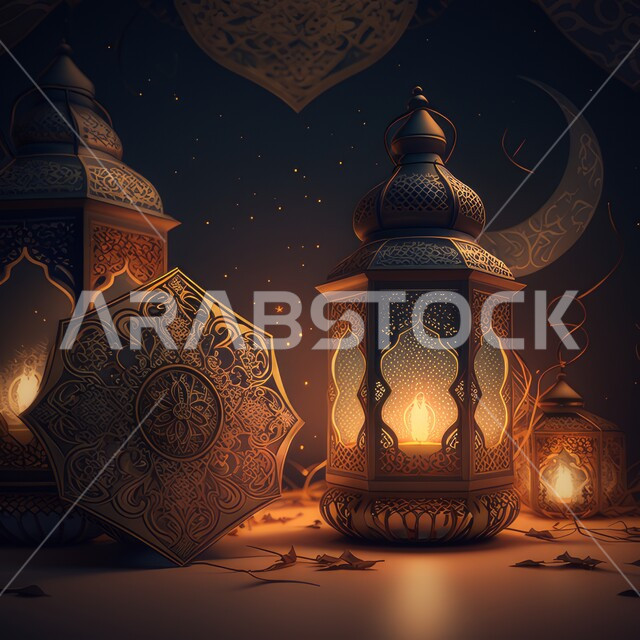 تصاميم ابداعية لفانوس رمضان المضيء، مصباح معدني، ديكورات وزينة شهر رمضان، فانوس عربي تقليدي، اضاءة رمضان، الاحتفال بقدوم شهر رمضان المبارك، اجواء رمضانية