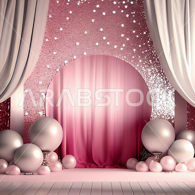 تصاميم وديكورات بالبالونات وكرات اللؤلؤ, منصة عرض و كوش افراح زواج بتصاميم فاخرة, صالات الأعراس والزواج، صالات وقاعات اعراس وزواج,  احتفالات ومناسبات سعيدة