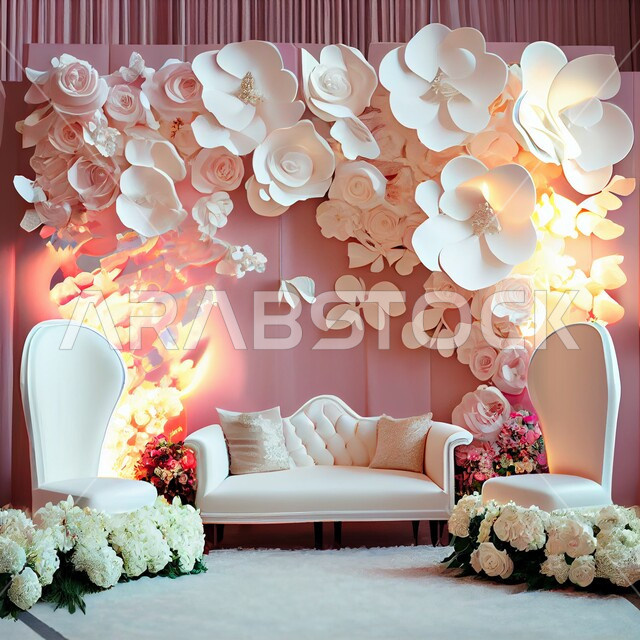  صالات الزواجات والمناسبات السعيده, كوش افراح في قاعات الإحتفالات والمناسبات, منصة عرض للأفراح والأعراس, تصاميم وديكورات بالزهور والوروود, خلفيات زهور الزينه