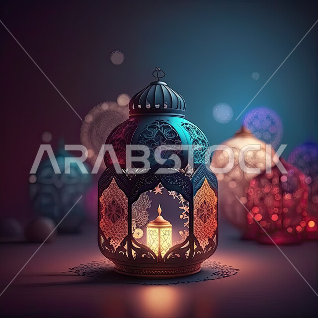 زينة وأنوار للاعياد والمناسبات، تحف واكسسوارات شهر رمضان المبارك ، فانوس وإضاءه ملونه، أجواء سعيده ، عساكم من عواده ، قدوم شهر الخير ، خلفيه ملونه