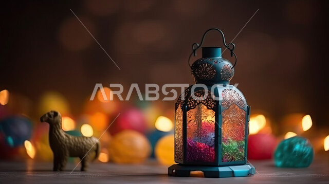 قدوم شهر الخير ،تحف واكسسوارات شهر رمضان المبارك ، فانوس وإضاءه ملونه، زينة وأنوار للاعياد والمناسبات، أجواء سعيده ، عساكم من عواده ، خلفيه ملونه