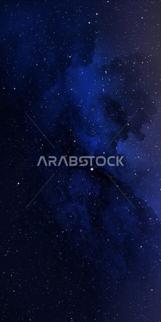 النجوم المتلألئه في السماء، مجرة درب التبانة ليلا، مناظر طبيعية، خلفية السماء المليئة بالنجوم اللامعة