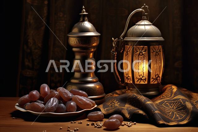 فانوس معدني مزخرف, إضاءة و زينة شهر رمضان ،مشاركة الاجواء الرمضانية ، وجبة افطار صحية ولذيذة، شهر رمضان المبارك , خلفية اسلامية