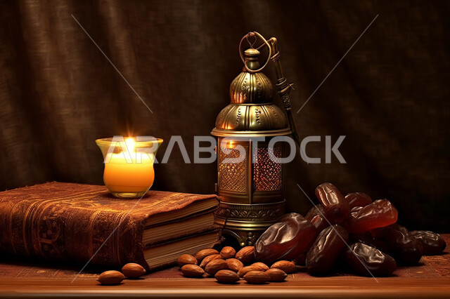 جلسات هادئة, فانوس معدني مزخرف, إضاءة و زينة شهر رمضان ،مشاركة الاجواء الرمضانية ، وجبة افطار شهية و لذيذة ، شهر رمضان المبارك , خلفية اسلامية
