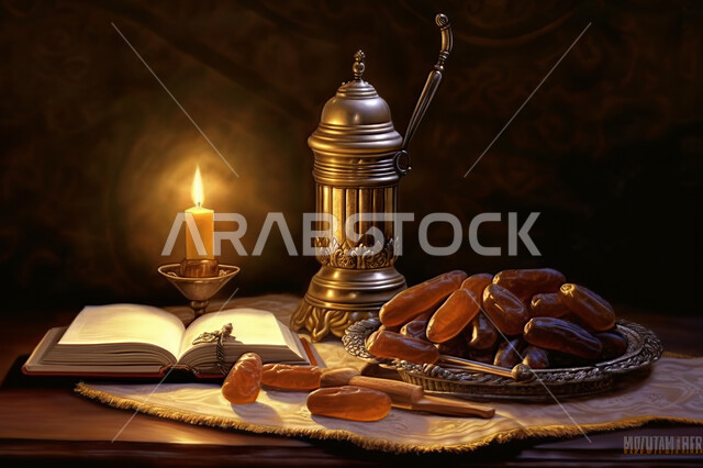 جلسات هادئة, فانوس معدني مزخرف, إضاءة و زينة شهر رمضان ،مشاركة الاجواء الرمضانية ، وجبة افطار شهية و لذيذة ، شهر رمضان المبارك , خلفية اسلامية