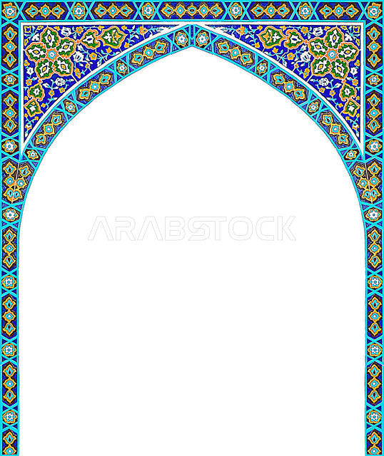  تصاميم ديكور  ديني ،قالب تصميم إسلامي مزخرف،  ديكورات وزخارف اسلاميه على شكل قوس، الفن الهندسي العصري الحديث،  خلفية إسلاميه