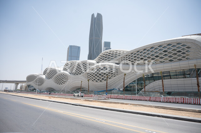 ابراج مركز الملك عبد الله المالي (كافد)، محطة مترو مدينة الرياض في السعودية، الابراج وناطحات السحاب، الفن الهندسي المعماري، طرق وشوارع ومعالم الرياض المشهورة