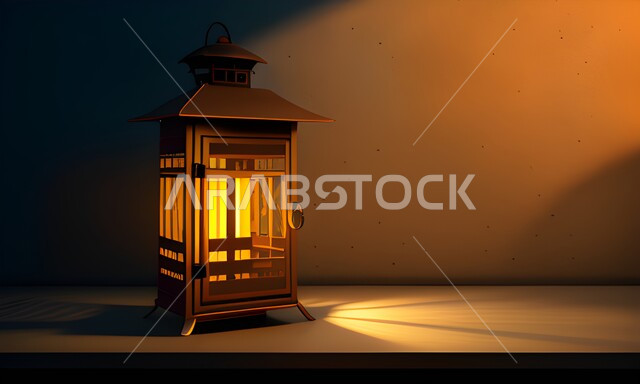 فانوس وإضاءه ملونه خافته، تحف واكسسوارات شهر رمضان المبارك ، زينة وأنوار للاعياد والمناسبات، أجواء سعيده ، عساكم من عواده ، قدوم شهر الخير ، خلفيه ملونه