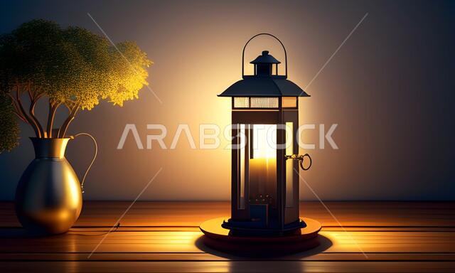  قدوم شهر الخير ، زراعة النباتات الخضراء, اكسسوارات و تحف شهر رمضان المبارك ، فانوس وإضاءه ملونه خافته، زينة وأنوار للاعياد والمناسبات، أجواء سعيده ، عساكم من عواده ، خلفيه ملونه