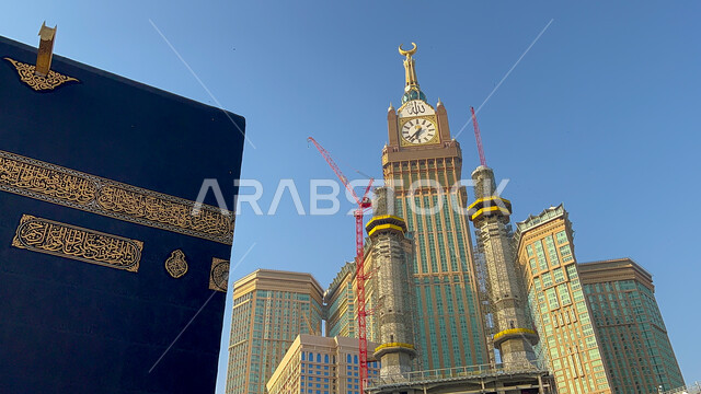 اماكن ومعالم دينية اسلامية مقدسة، الكعبة المشرفة في مكة المكرمة في المملكة العربية السعودية، الابراج وناطحات السحاب، برج الساعة في مكة المكرمة، الفن الهندسي المعماري
