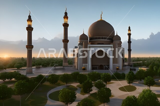 الفن الهندسي والمعماري للمساجد التاريخية القديمة, العبادة والتقرب الى الله, خلفيات مساجد اسلامية في وضع النهار، تصميم ثلاثي الأبعاد لمسجد اسلامي، العبادة وأداء الصلاة في المسجد، خلفيات وديكورات رمضانية