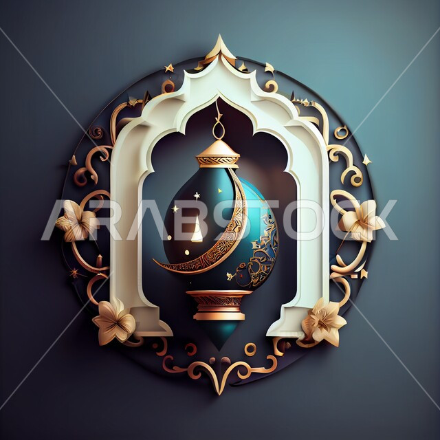  ديكورات وأنوار اسلامية، فانوس عربي تقليدي معدني ، إضاءة وزينة شهر رمضان المبارك ، تحف رمضانية ثلاثية الأبعاد ، الإحتفال بقدوم شهر رمضان، أجواء رمضانية مميزة, خلفيات اسلامية مميزة