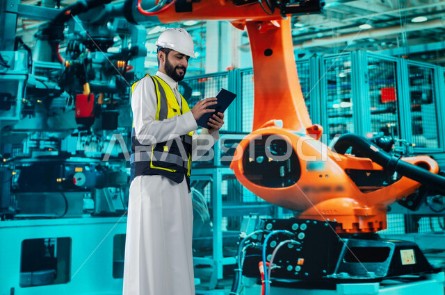 Supervising the progress of the production process in factories, development in production and manufacturing and achieving the industrial revolution, modern technical and technological transformation, adoption of automation and artificial intelligence in 