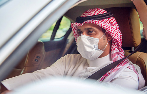 صورة قسم العودة بحذر - كورونا