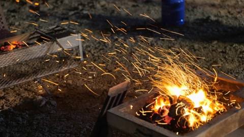 A glowing Campfire Night KSA