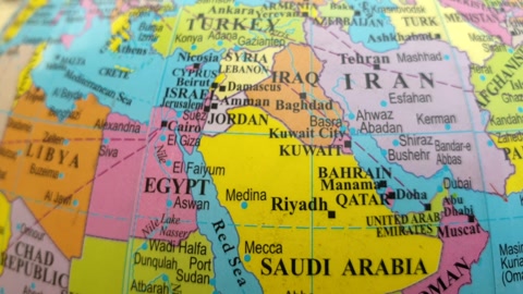World map Middle East map Asia Africa and Russia Ukraine map
