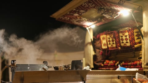 Desert Camp Kitchen Setup KSA