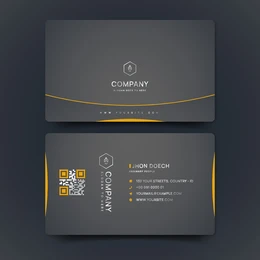 Business data card design template vector, editable personal business ...