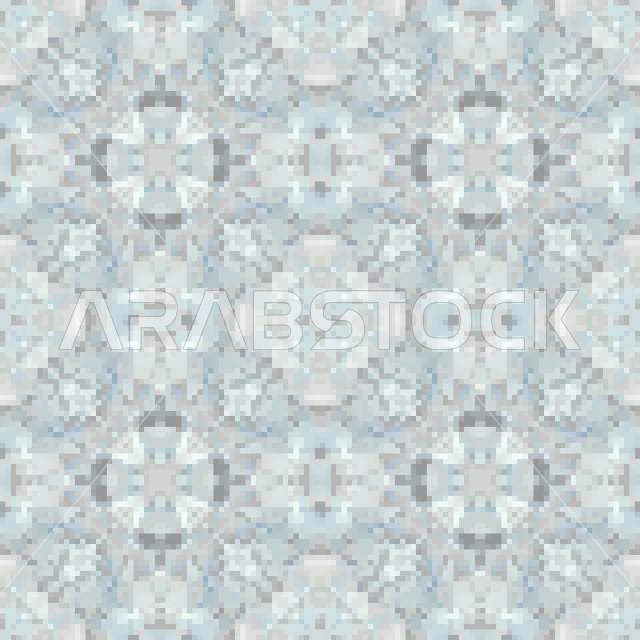 Vector mosaic, simple geometric graphics, colored patterns and ornaments, vector illustrator.