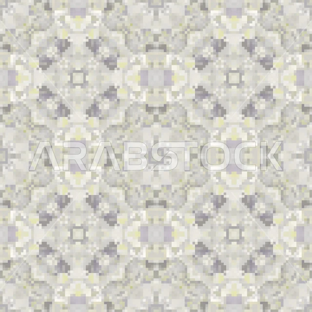 Vector mosaic, simple geometric graphics, colored patterns and ornaments, vector illustrator.