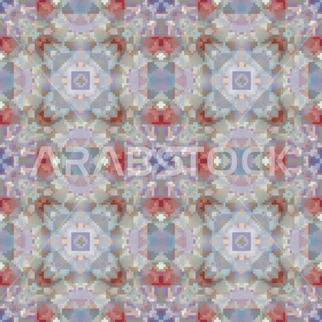 فيكتور فسيفساء ، زخرفة  ، رسوم هندسية بسيطة ، نقوش وزخارف ملونة ، فيكتور اليستريتور.