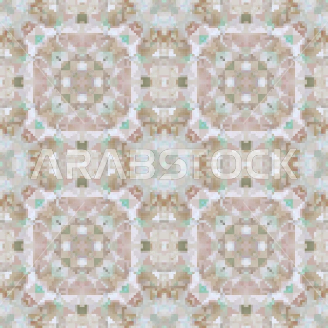 Vector mosaic, ornament, simple geometric graphics, colored patterns and ornaments, vector illustrator.