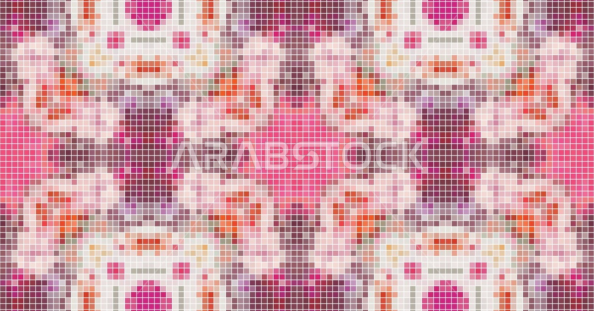 Vector pattern for colorful motifs, mosaics, colorful textures, vector ...