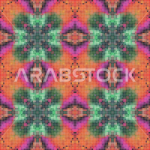 Vector pattern for colorful motifs, mosaics, colorful textures, vector illustrator