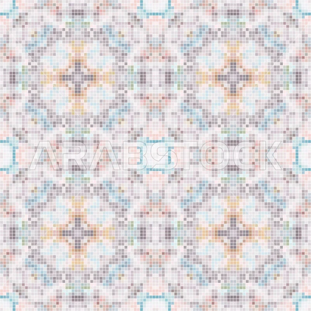 فيكتور باترن لزخارف ملونة ، فسيفساء ، نسيج ملون،  فيكتور اليستريتور